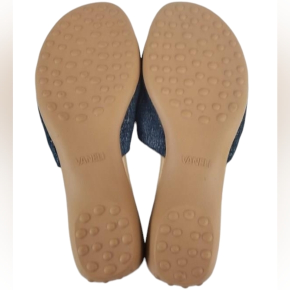 VANELI Tallis JEANS Denim Leather Sandal, NIB - Picture 7 of 10